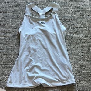 Adidas Aeroready Running White Tank Top Size S